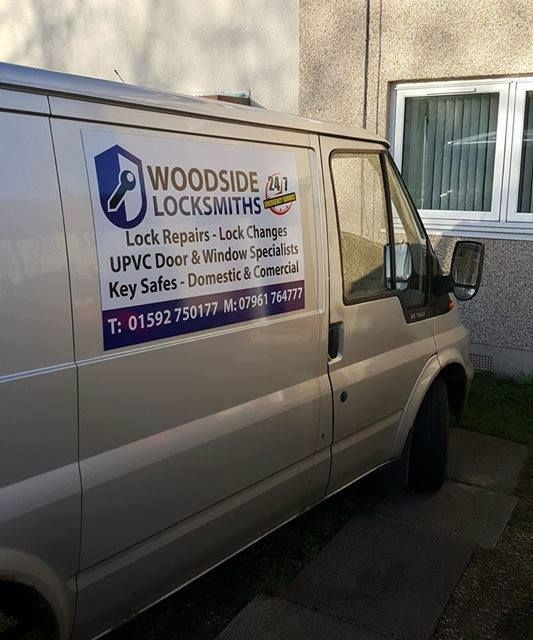 Woodside Locksmiths Company Van