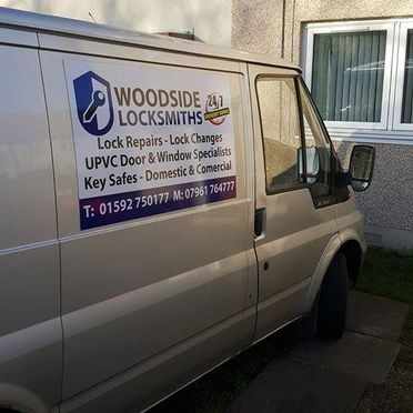 Woodside Locksmiths Company Van